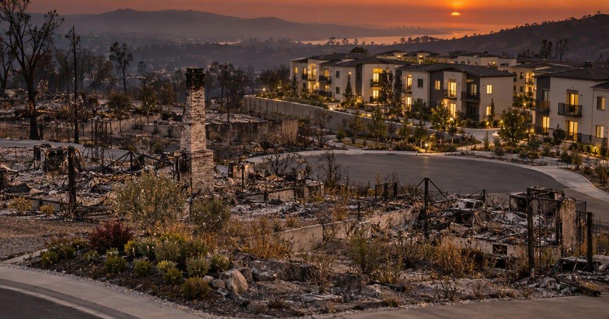 CALIFORNIA WILDFIRE FUNDS DIVERTED: $369M to Housing Developers, Nothing Reserved for Victims, Report Alleges