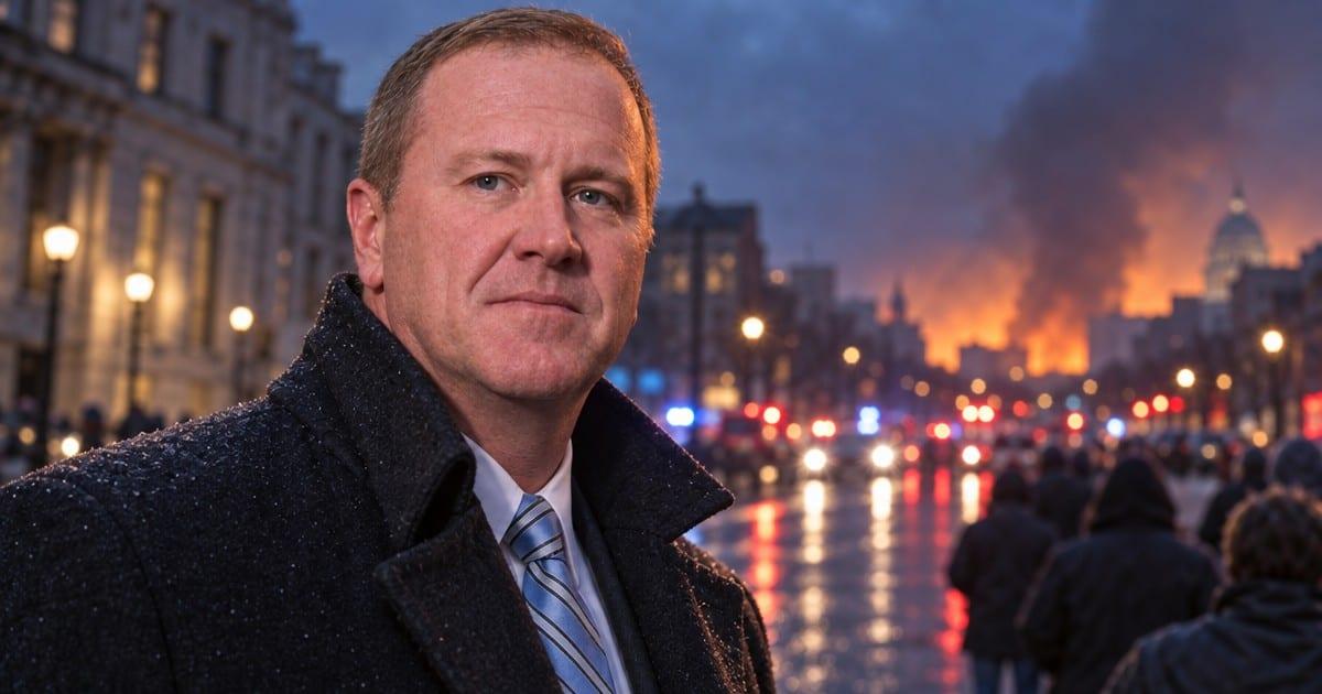 Eric Schmitt frames unrest abroad as a warning for American cities.
