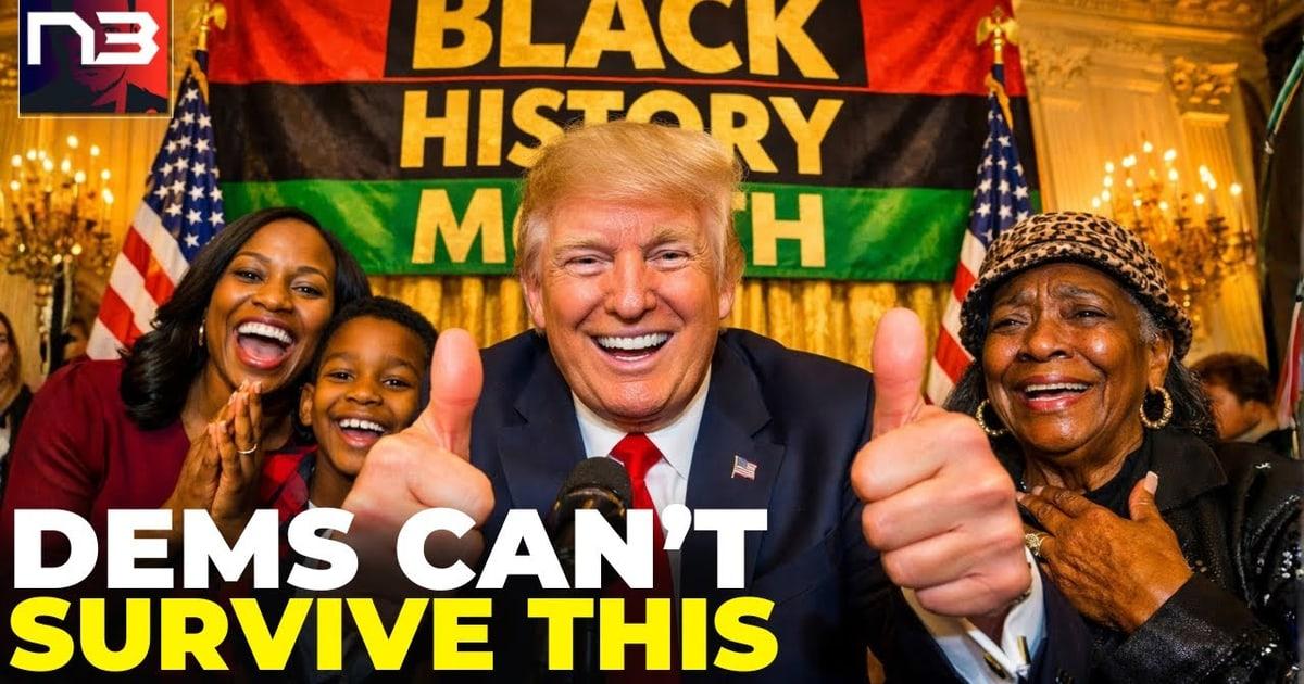 EXPOSED: Trump Drops DEVASTATING Economic Numbers During Black History Month That Democrats Can't Spin Away