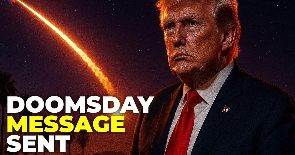 DOOMSDAY MISSILE SCREAMS Across California at 23x Sound Speed — Trump's DEVASTATING Message to Iran and Russia