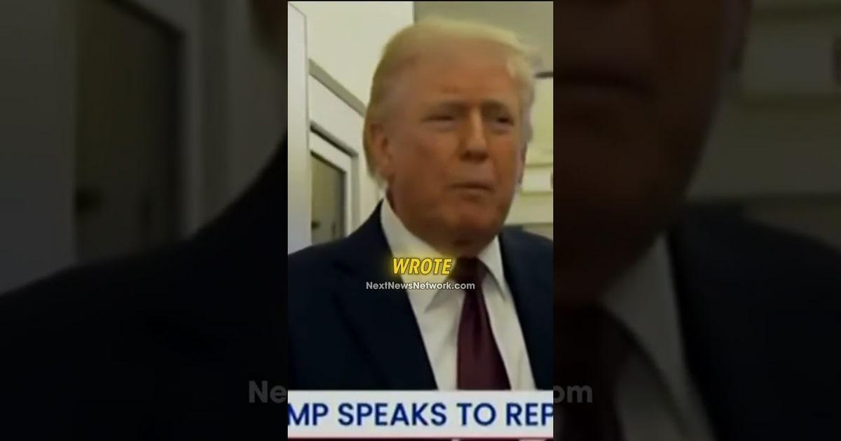 WATCH: Trump HUMILIATES Hostile Reporter Who Tried to Ambush Him on Air Force One
