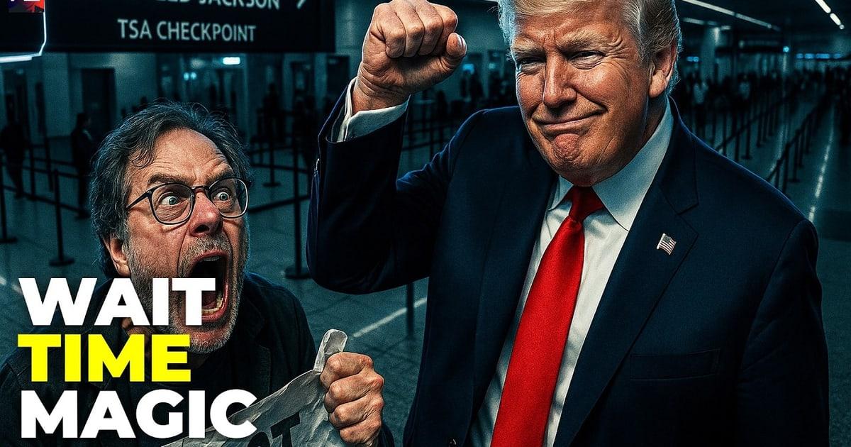 WINNING: ICE Agents SLASH Airport Wait Times While Democrats MELT DOWN Over Trump's Genius Move
