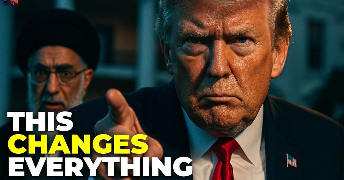 BREAKING: Trump Issues 24-Hour ULTIMATUM to Iran — 'I Don't Care' What the Media Thinks