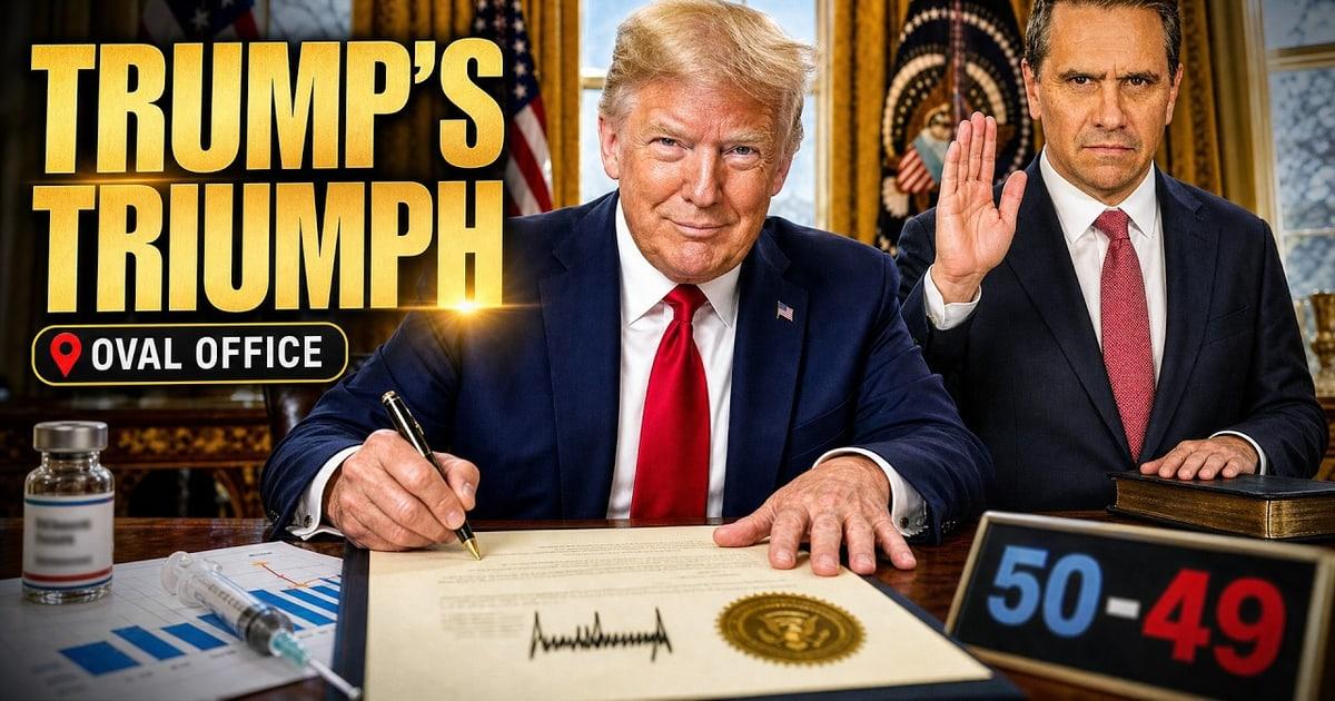 BOMBSHELL: Trump SLASHES Childhood Vaccine Schedule in Sweeping Executive Order