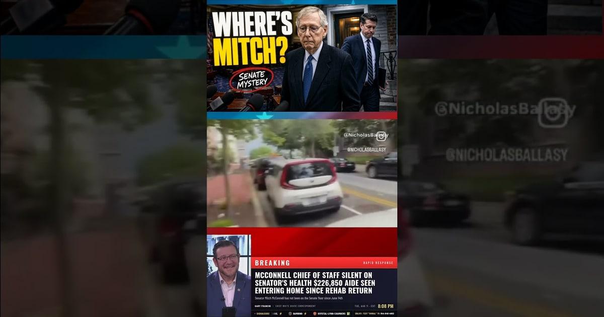 BOMBSHELL: McConnell's Mysterious Disappearance Raises Alarming Questions