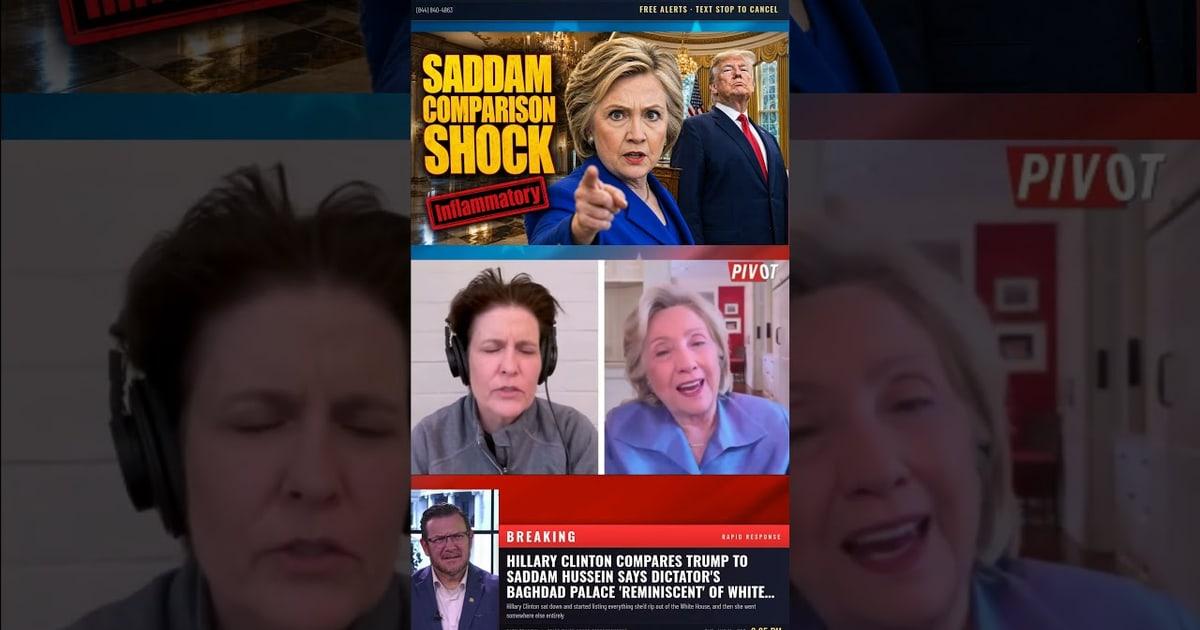 BOMBSHELL: Hillary Clinton's Outrageous Comparison of Trump's Oval Office Sparks Backlash