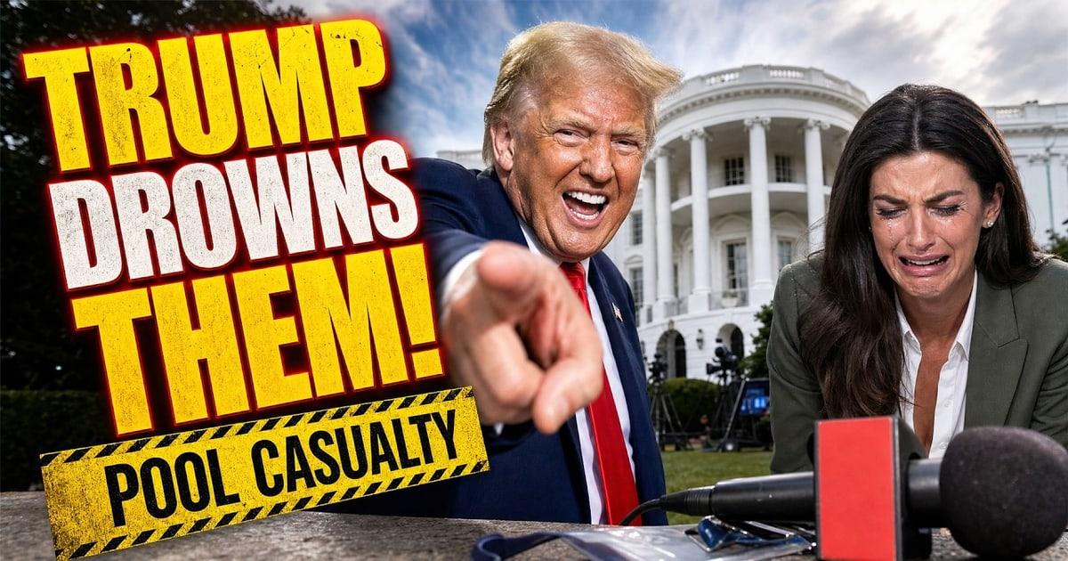 EXPOSED: Trump BOOTS CNN from White House Pool, Real Media Steps In