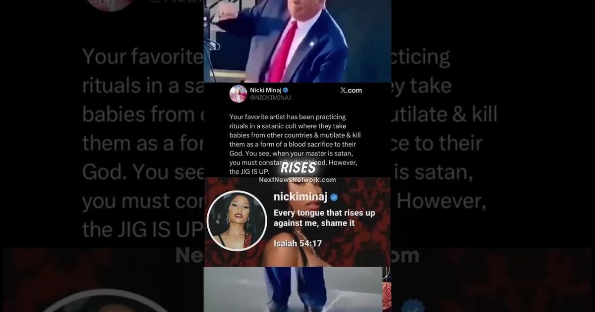 BOMBSHELL: Nicki Minaj Set to DROP Song Exposing Satanists in Epstein Files While Praising Jesus