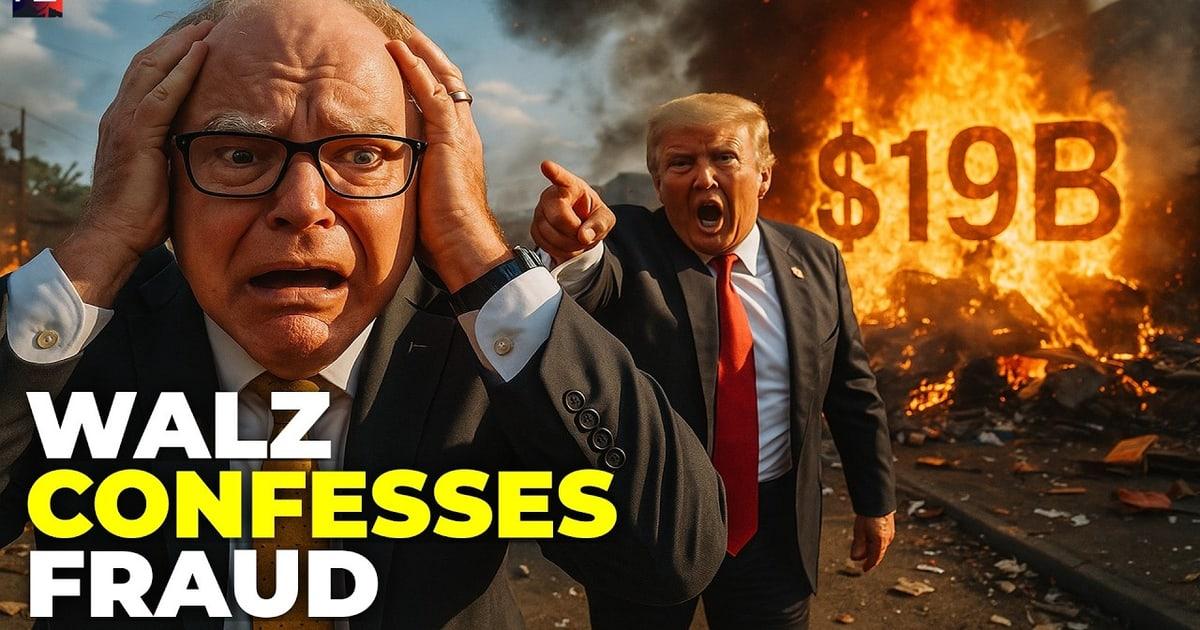 BOMBSHELL: Tim Walz's Six-Word Confession on Live TV EXPOSES $19 BILLION Fraud Scandal