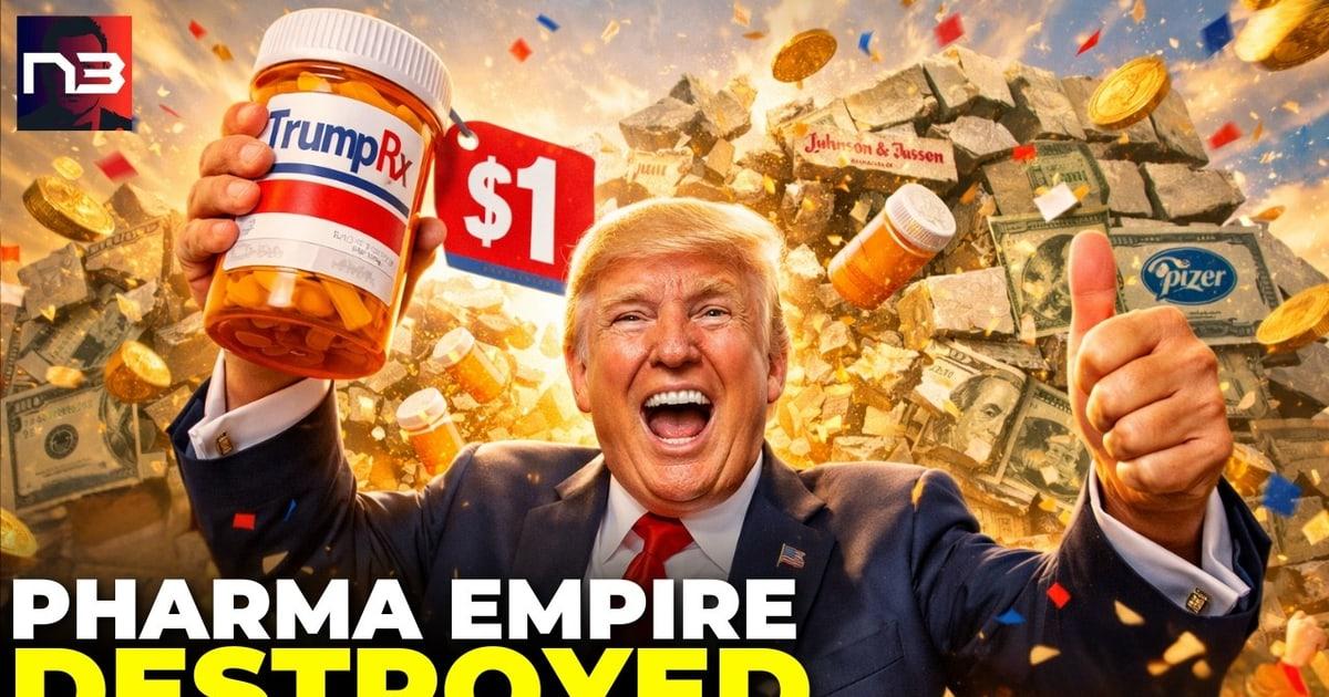 TRUMP DETONATES BOMB Inside Big Pharma: TrumpRx.gov Goes LIVE and Drug Prices COLLAPSE Overnight