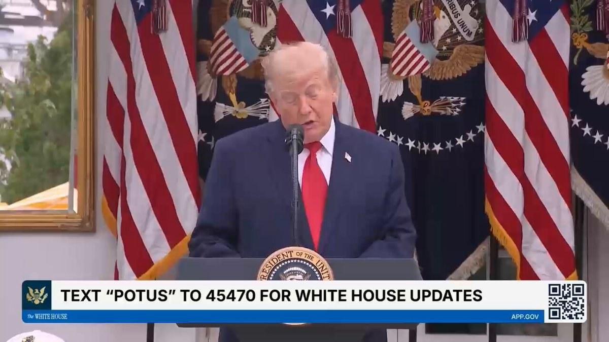 Trump Honors First Responders at White House Rose Garden Lunch