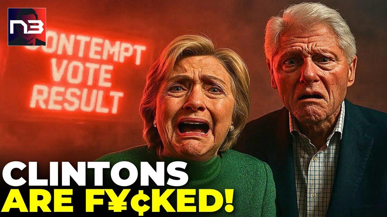 BOMBSHELL: House Votes CONTEMPT Against Bill and Hillary Clinton Over Epstein Ties – Full House Vote IMMINENT