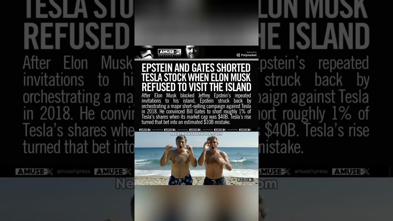 EXPOSED: The Truth About Elon Musk, Epstein, and Bill Gates Finally Comes to Light