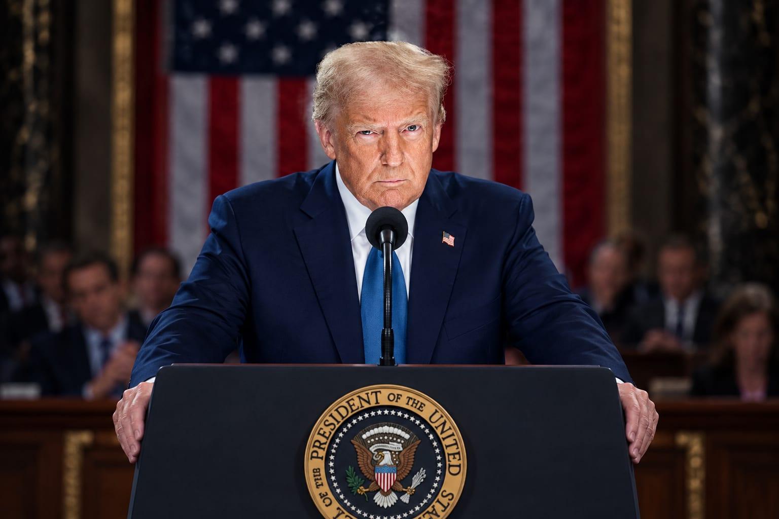 Partisan reactions to Trump's State of the Union highlight political divisions in the U.S.