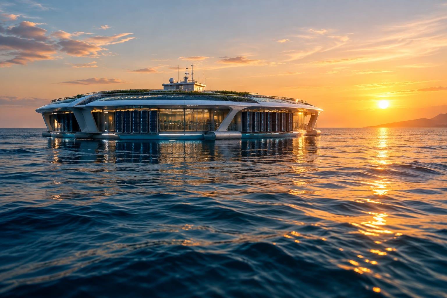 Ocean-based data centers offer a sustainable alternative to land consumption in technology.