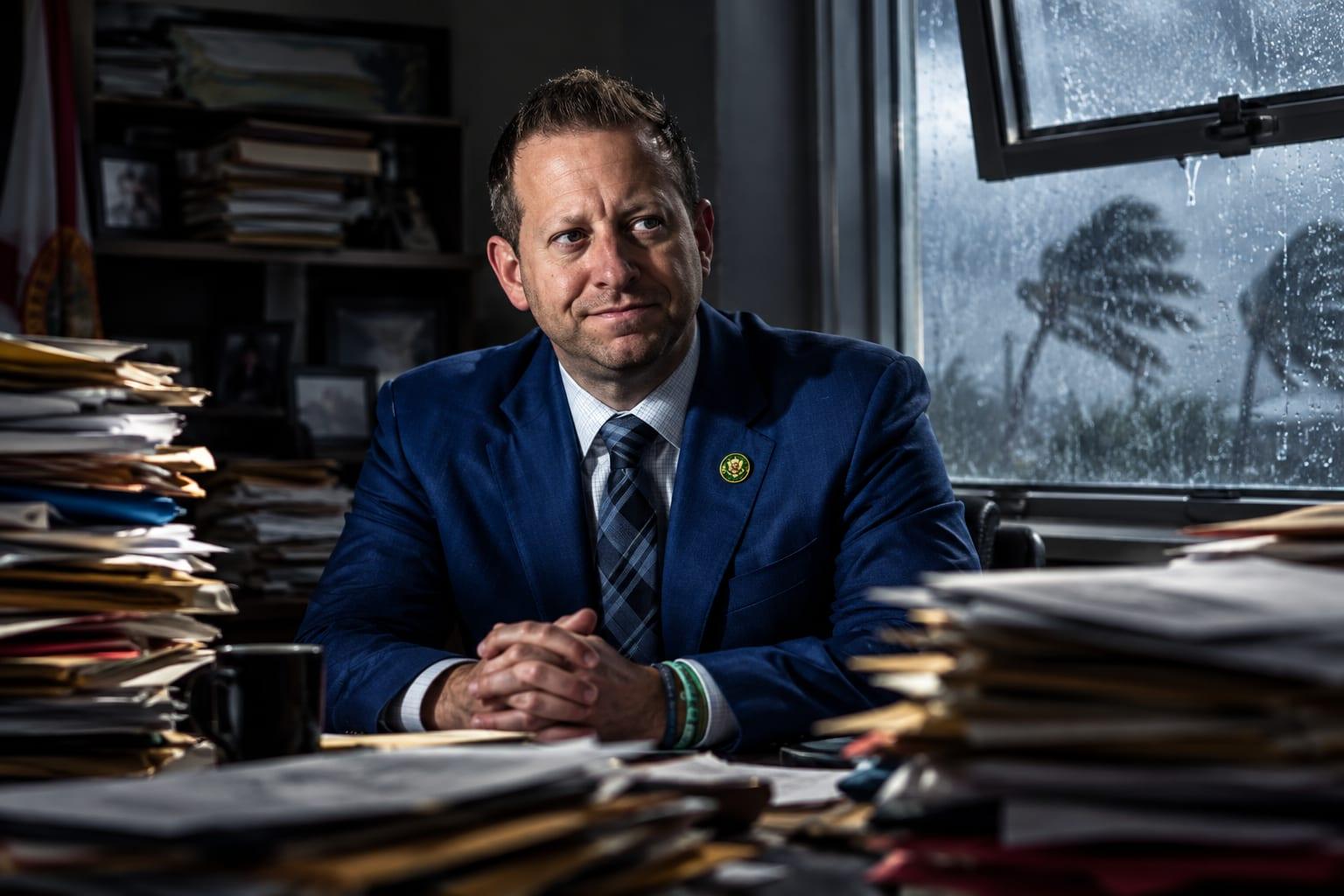 Jared Moskowitz faces allegations of misconduct in Florida hurricane relief efforts.