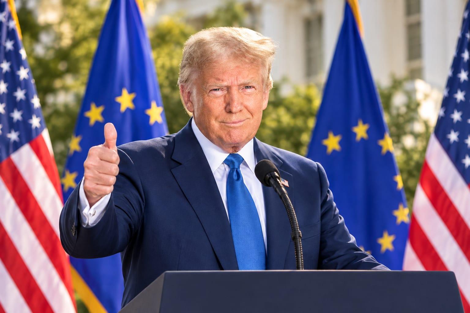 US-European trade relations highlighted under Trump's 'America First' policy.