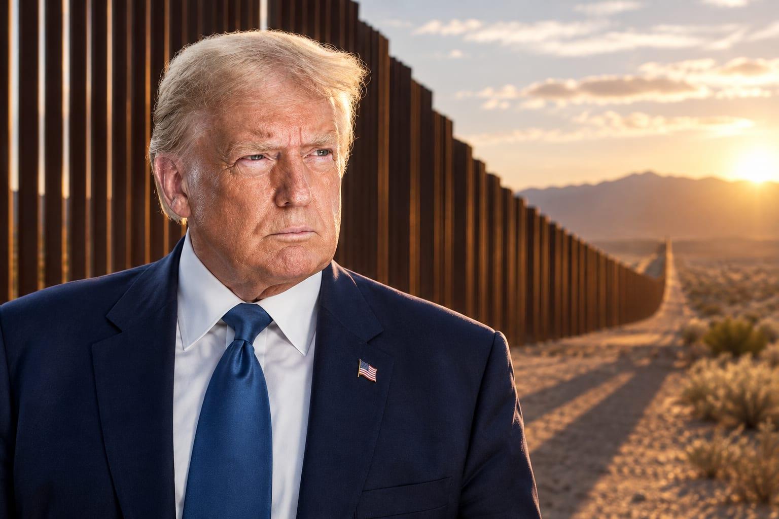 Trump introduces stringent new security measures at the US-Mexico border.