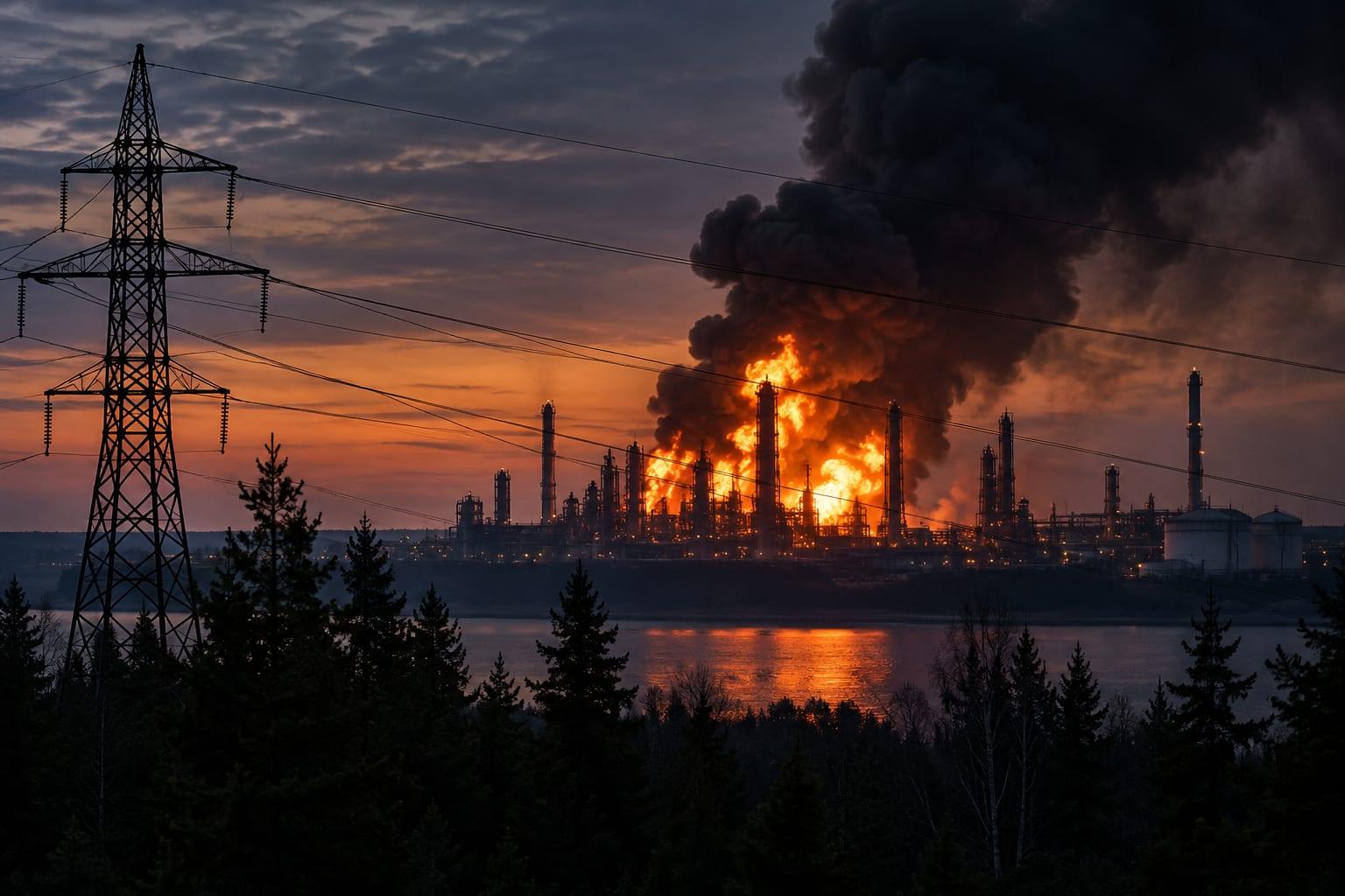 Ukraine's strikes on Russian refineries spark tension over rising global energy costs.