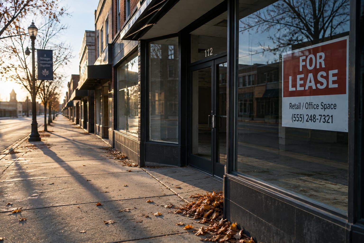 Retail sector downturn leads to widespread store closures across American shopping areas.