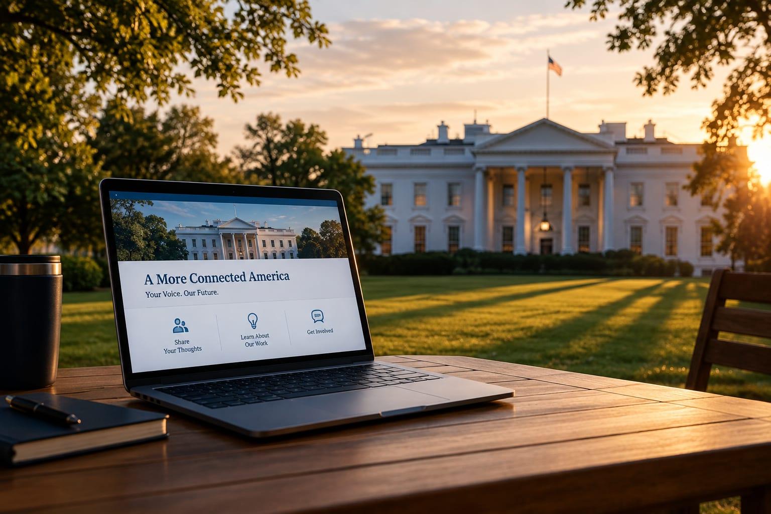 The White House emphasizes direct communication through the launch of America.gov.