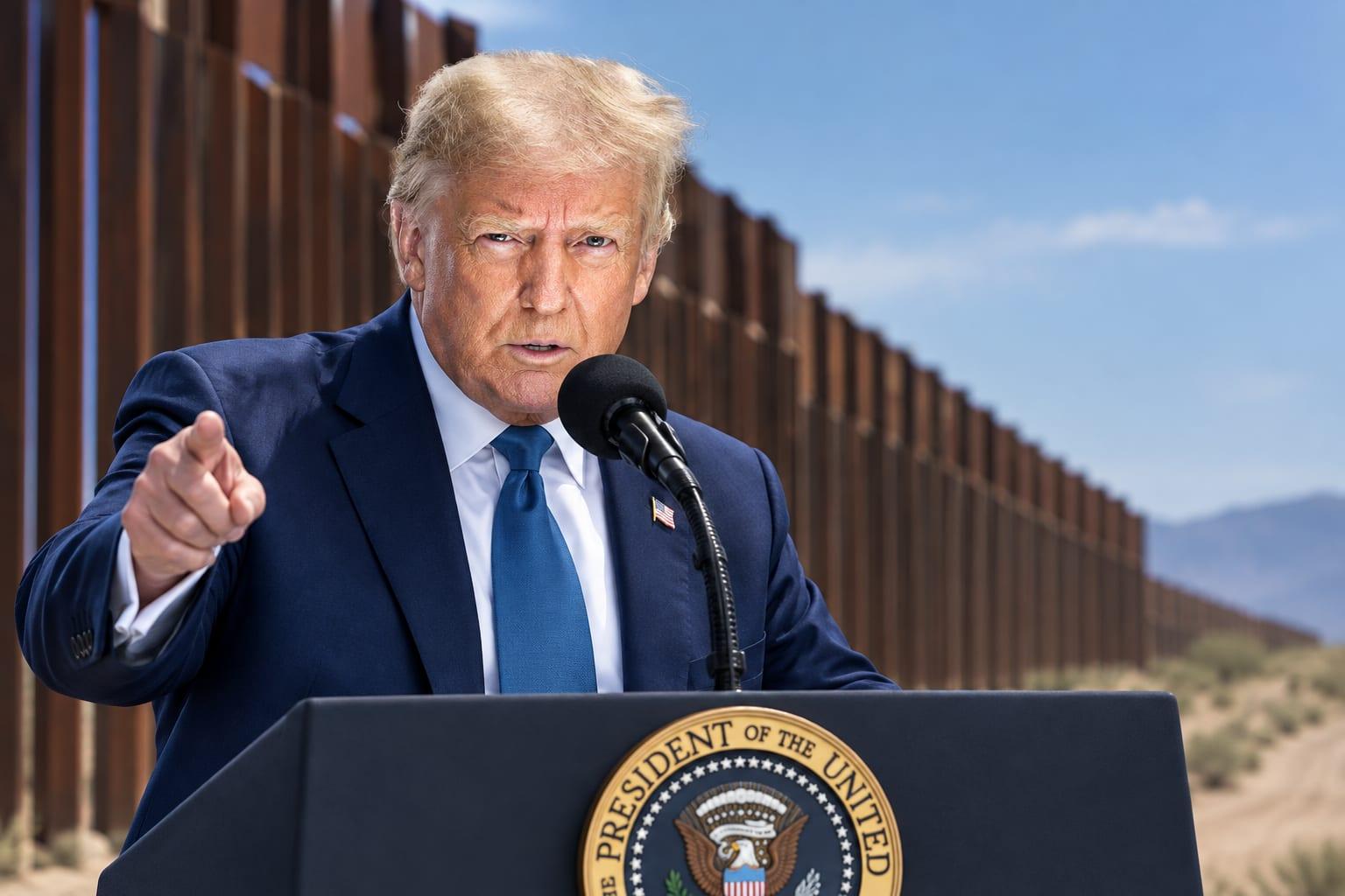 President Trump's initiative focuses on increased border wall funding and surveillance technology.