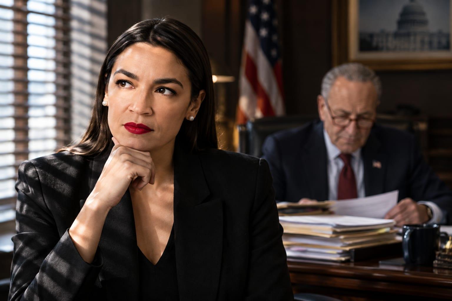 Ocasio-Cortez ponders a 2028 presidential bid or Senate challenge to Schumer.