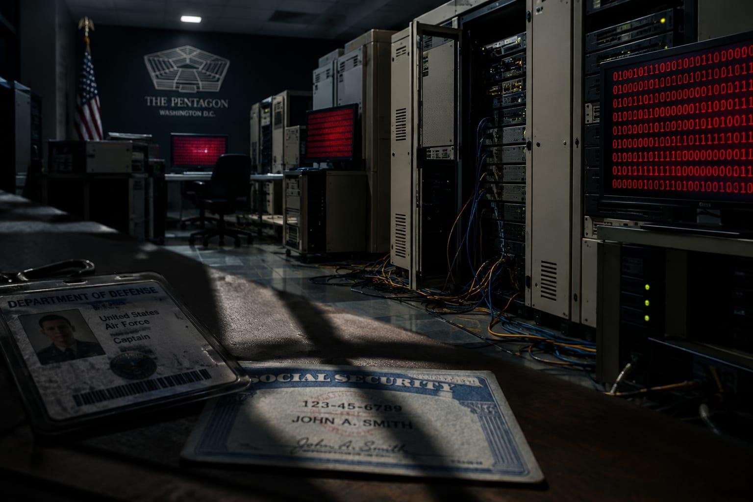 Pentagon data breach exposes millions of Social Security numbers and personal details.