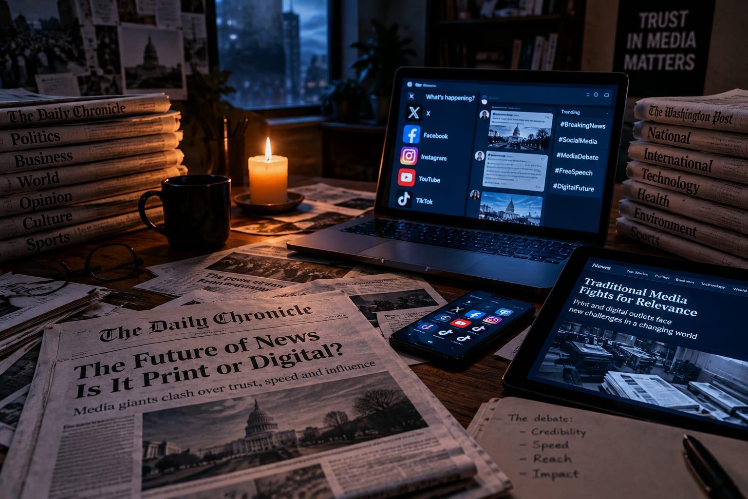 Backlash boils over a controversial opinion piece on conservative media dynamics.