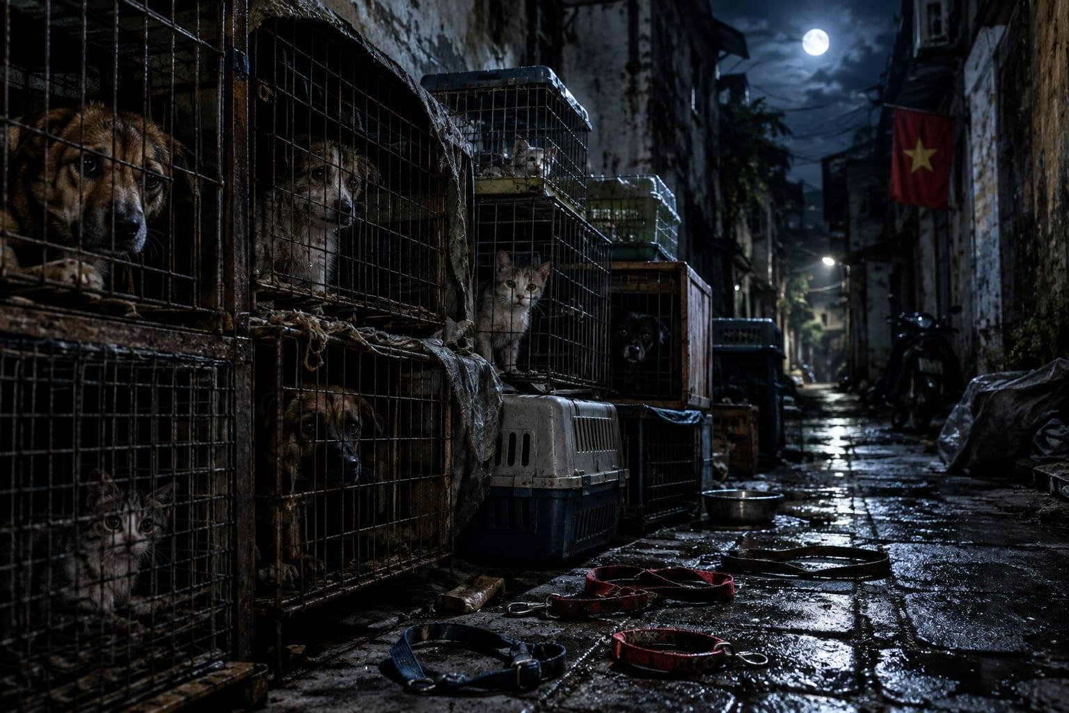 Pet theft linked to illegal slaughter sparks public outrage in Vietnam.