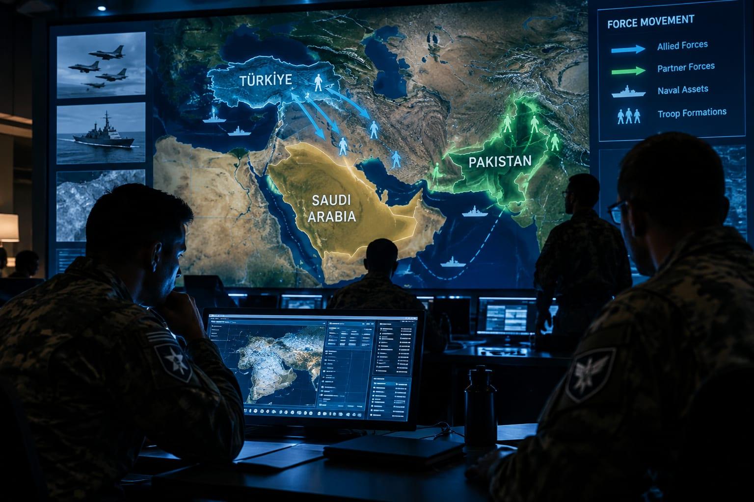 Turkey and Pakistan's potential military deployment to Saudi Arabia after Houthi strikes.