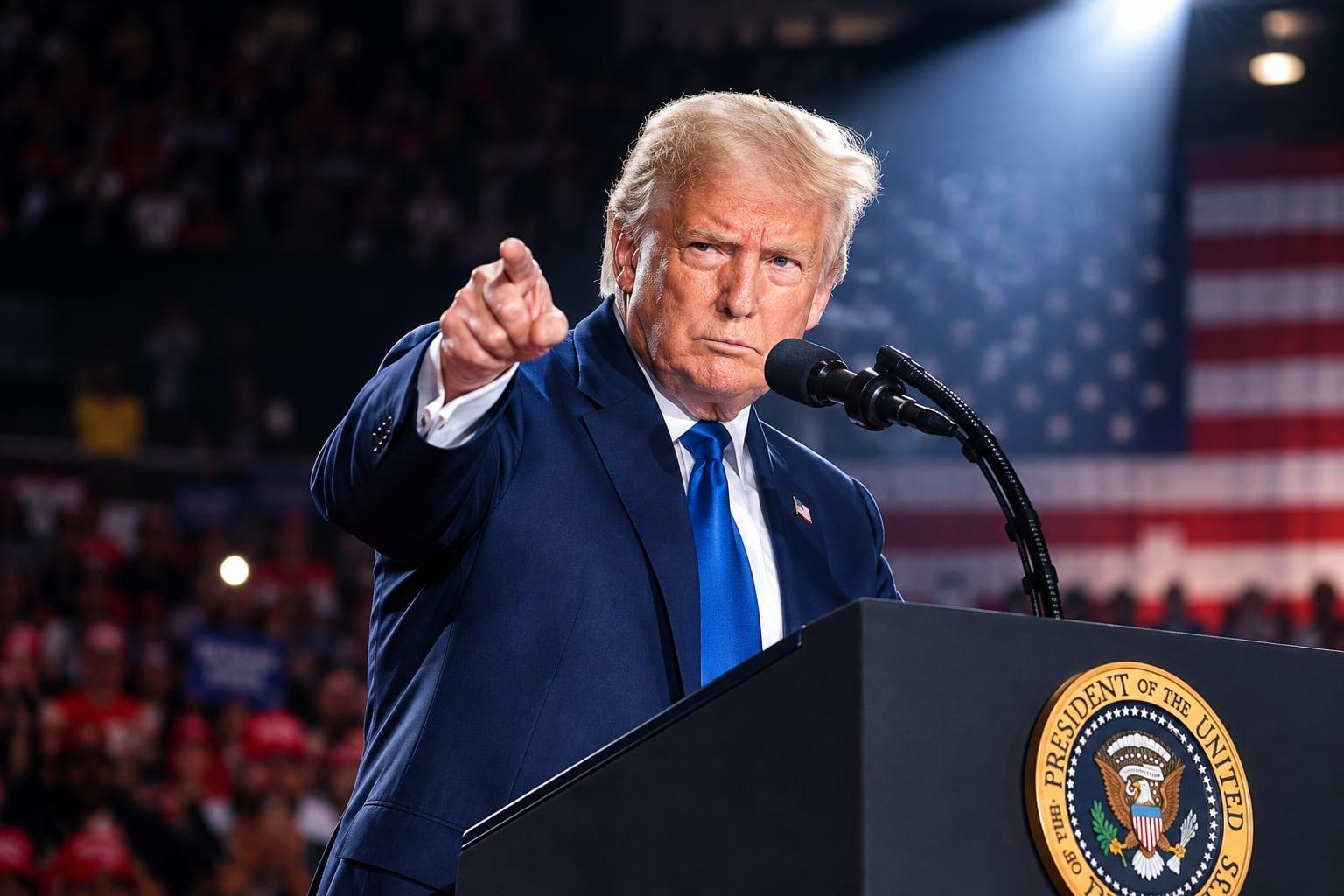 Trump speaks at Nebraska rally about election integrity and U.S. foreign policy challenges.
