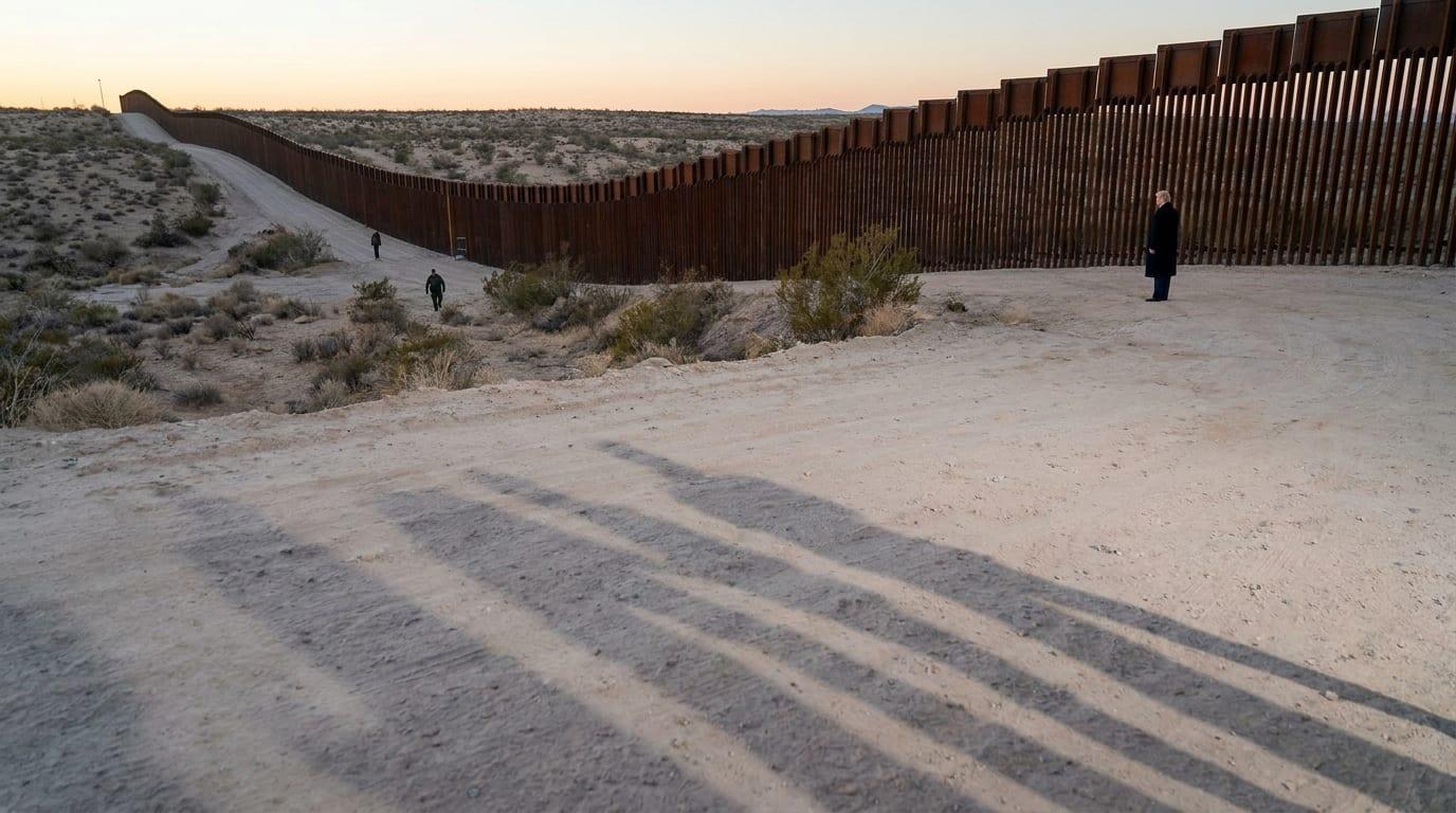 Border enforcement and illegal crossings at the southern border.
