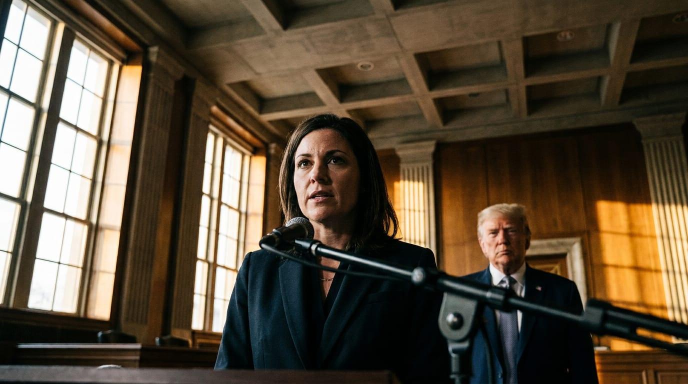 Press secretary's tenure and past social posts draw scrutiny.