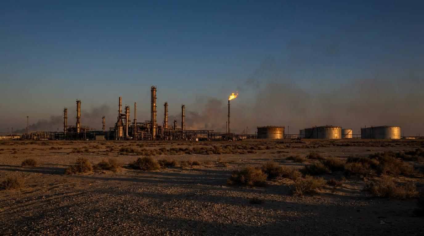 Oil infrastructure in eastern Saudi Arabia faces heightened regional security tensions.