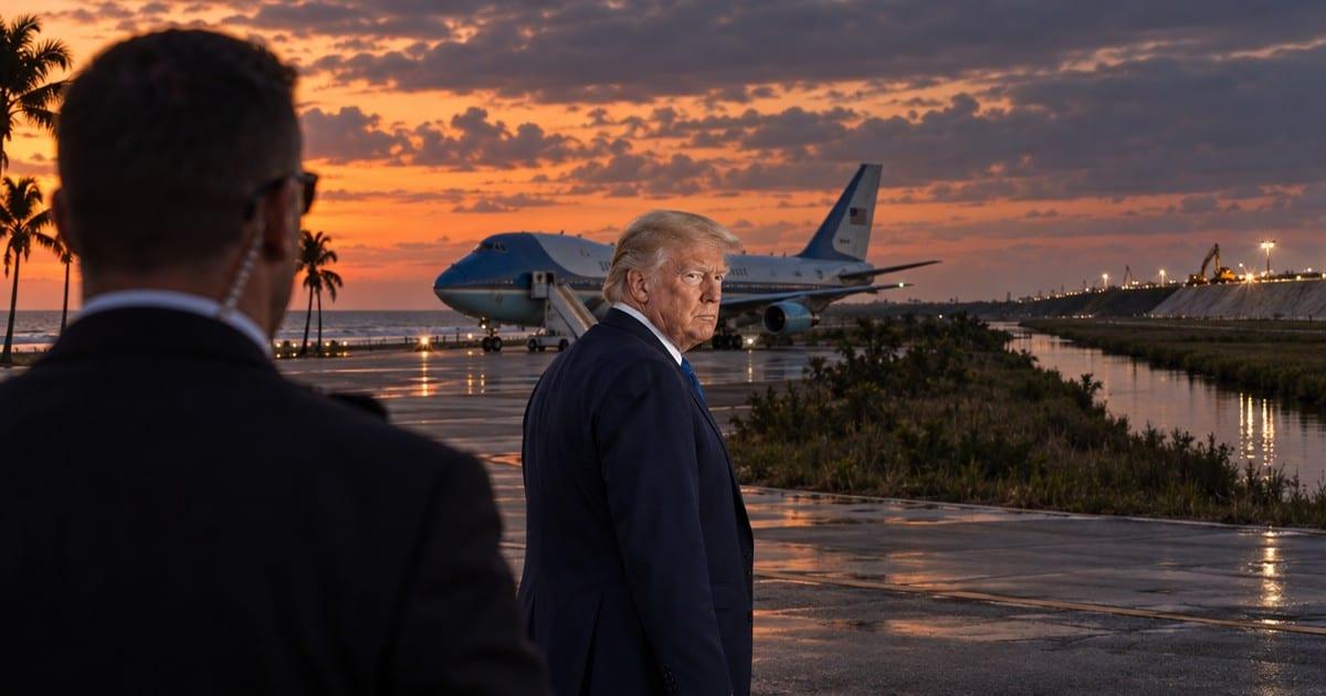 Trump's Florida return and Everglades deadline shadow press access.