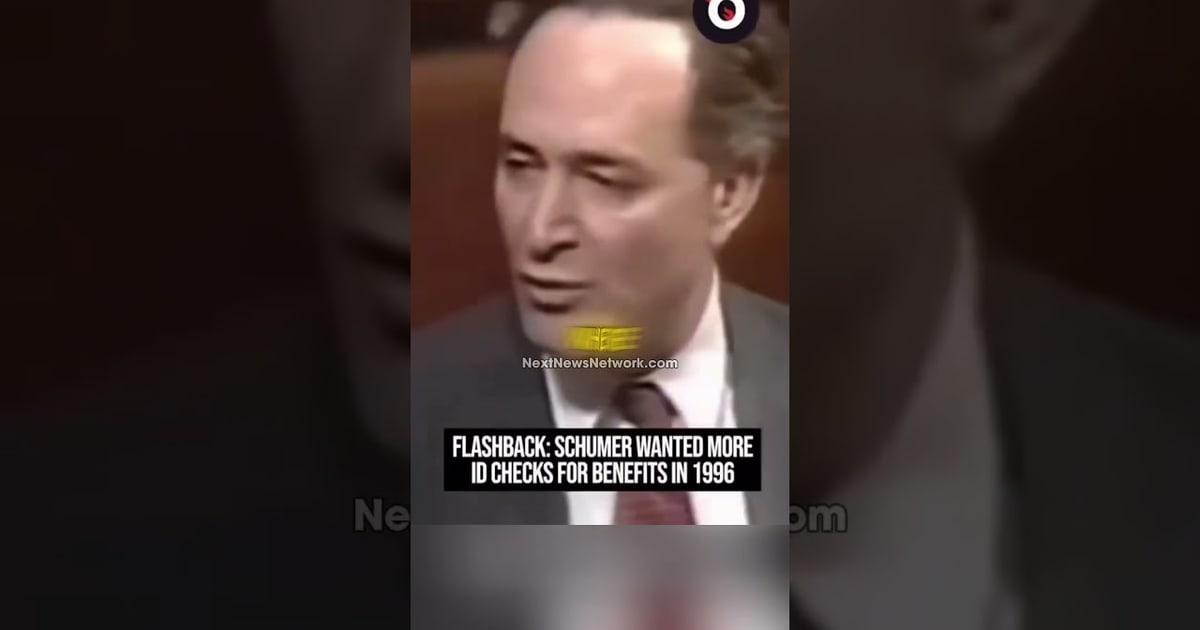 EXPOSED: Unearthed Video Shows Chuck Schumer DEMANDING Voter ID in 1996 — What Changed, Chuck?