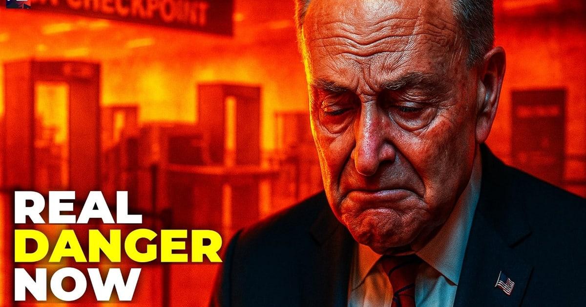 BREAKING: Chuck Schumer BLOCKS TSA Funding — Leaves America's Airports VULNERABLE Amid Crisis