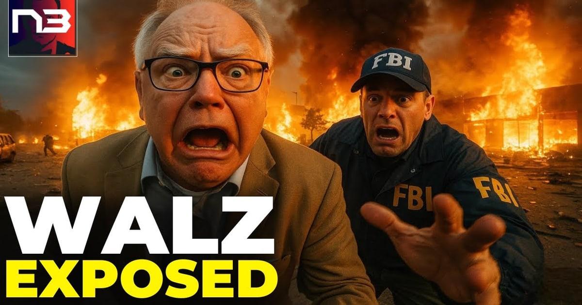 BOMBSHELL: Walz EXPOSED in Billion-Dollar Fraud Cover-Up as Federal Agents Close In on Minnesota's Massive Theft Operation