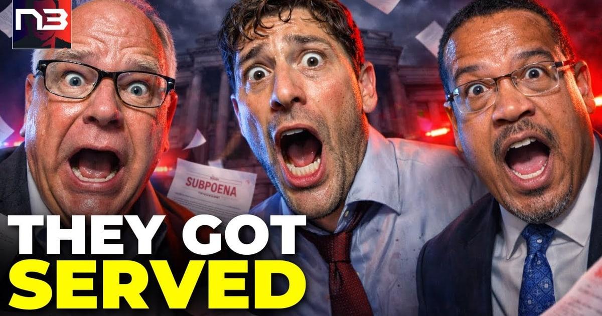 BOMBSHELL: FBI Serves Grand Jury Subpoenas to Gov. Walz, Keith Ellison, and Minneapolis Officials – Sanctuary City Democrats Face FEDERAL CRIMINAL INVESTIGATION