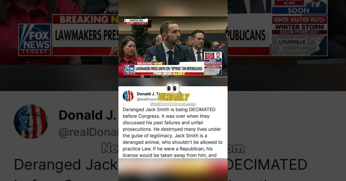 TRUMP UNLEASHES: Calls Jack Smith 'Deranged' and a 'Lamebrain' in SCORCHING Takedown of Disgraced Special Counsel
