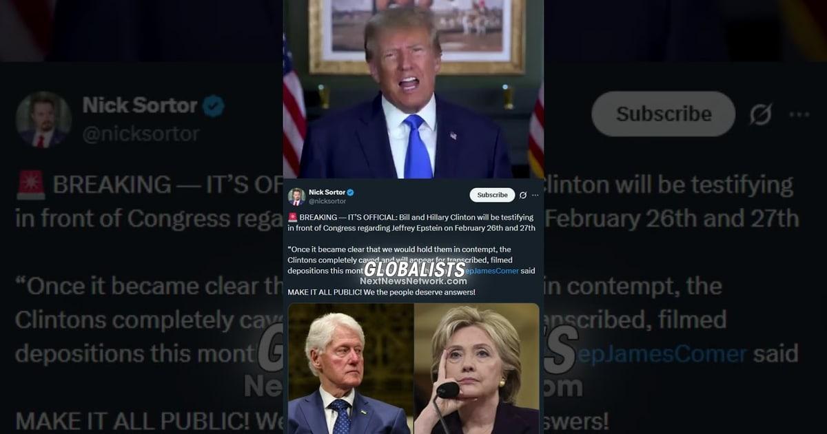 BOMBSHELL: Trump's DOJ Moves To EXPOSE Clinton Crime Family's Epstein Connections
