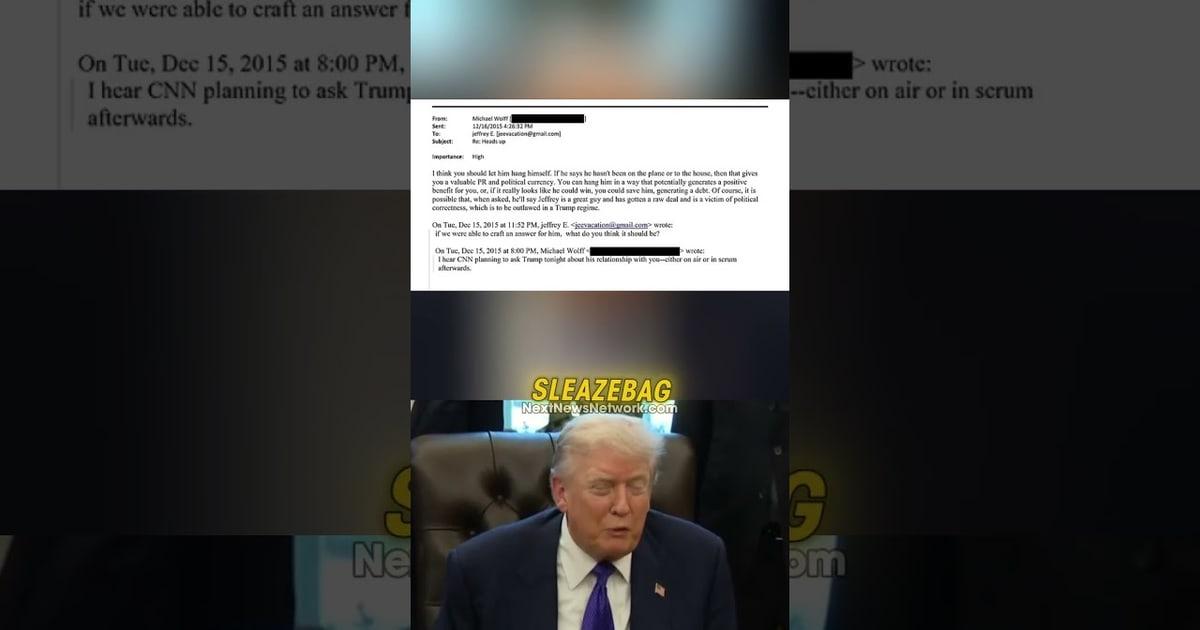 BOMBSHELL: Epstein Files EXPOSE Conspiracy Against Trump — Jeffrey Epstein and Disgraced Writer Plotted to Sink 2016 Campaign