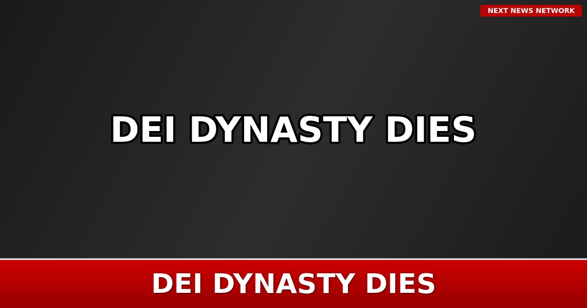 The DEI Era Is COLLAPSING — And America's Woke Elite Institutions May Be Going Down With It