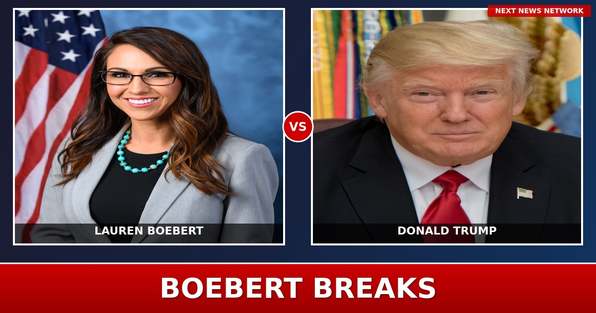 BOEBERT BREAKS WITH TRUMP Over Colorado Water Bill Veto, Warns Against 'POLITICAL RETALIATION'