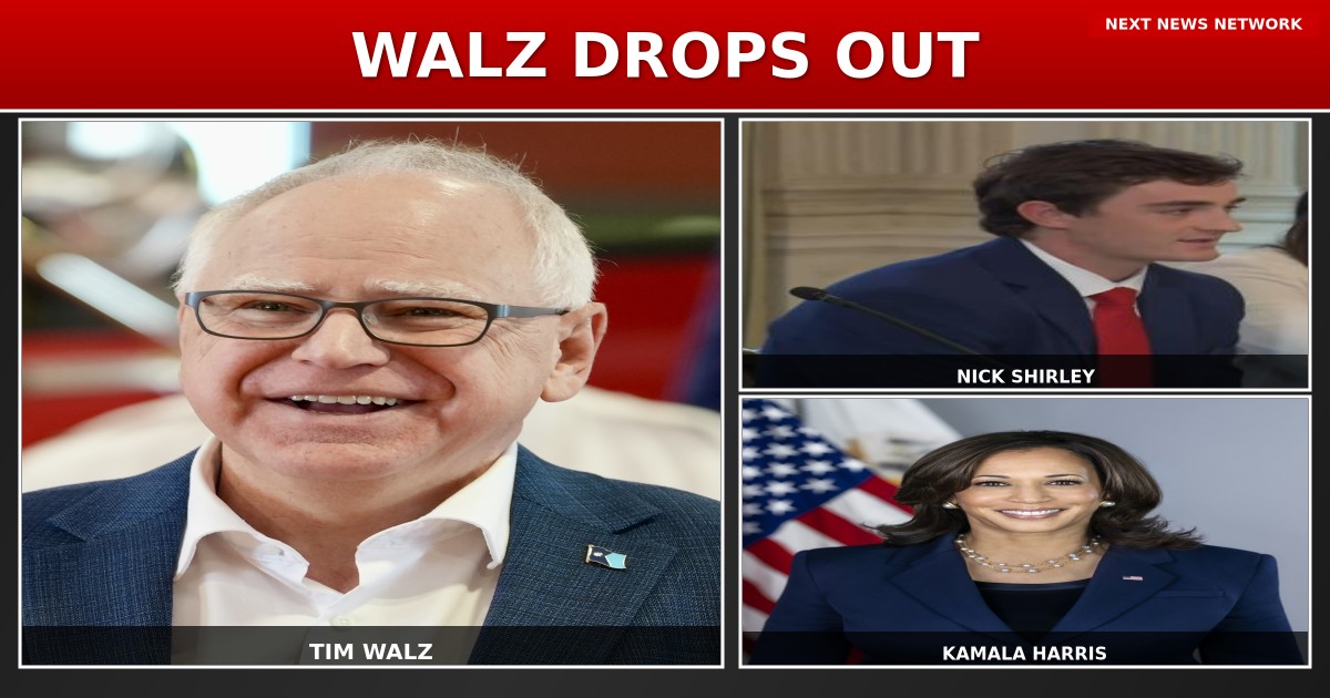 COWARD TIM WALZ DROPS OUT: Blames 'Right-Wing Conspiracy Theorists' After MASSIVE Somali Fraud Exposed