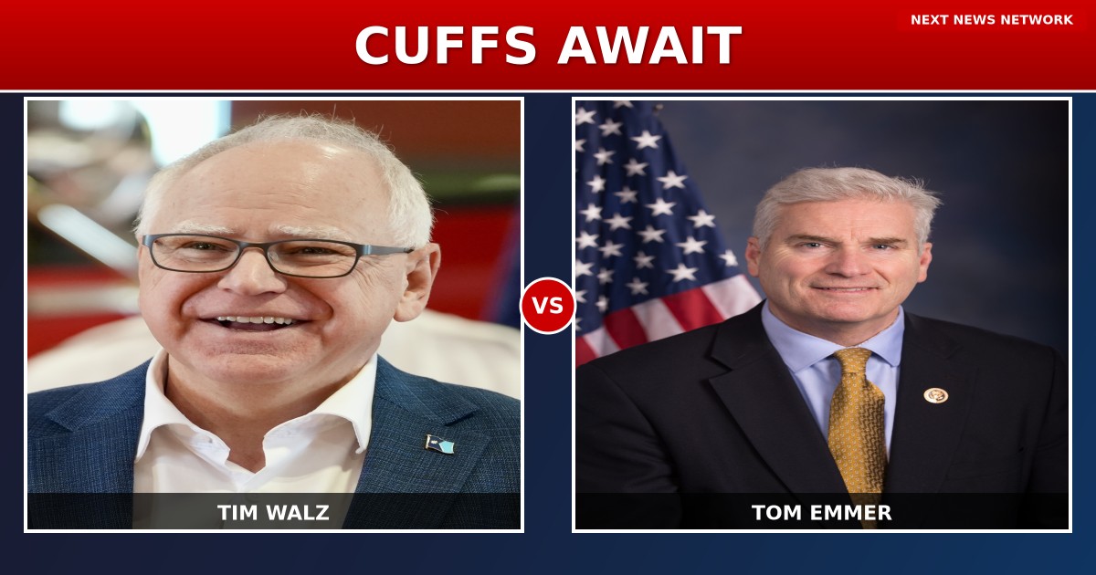 BREAKING GOP Leader Warns 'CUFFS' Awaiting Tim Walz as 9 BILLION