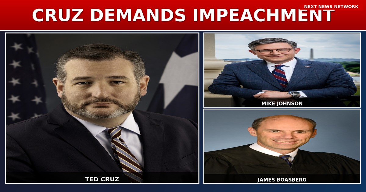 BREAKING: Cruz DEMANDS Johnson Impeach 'Rogue' Federal Judges for 'High Crimes and Misdemeanors'