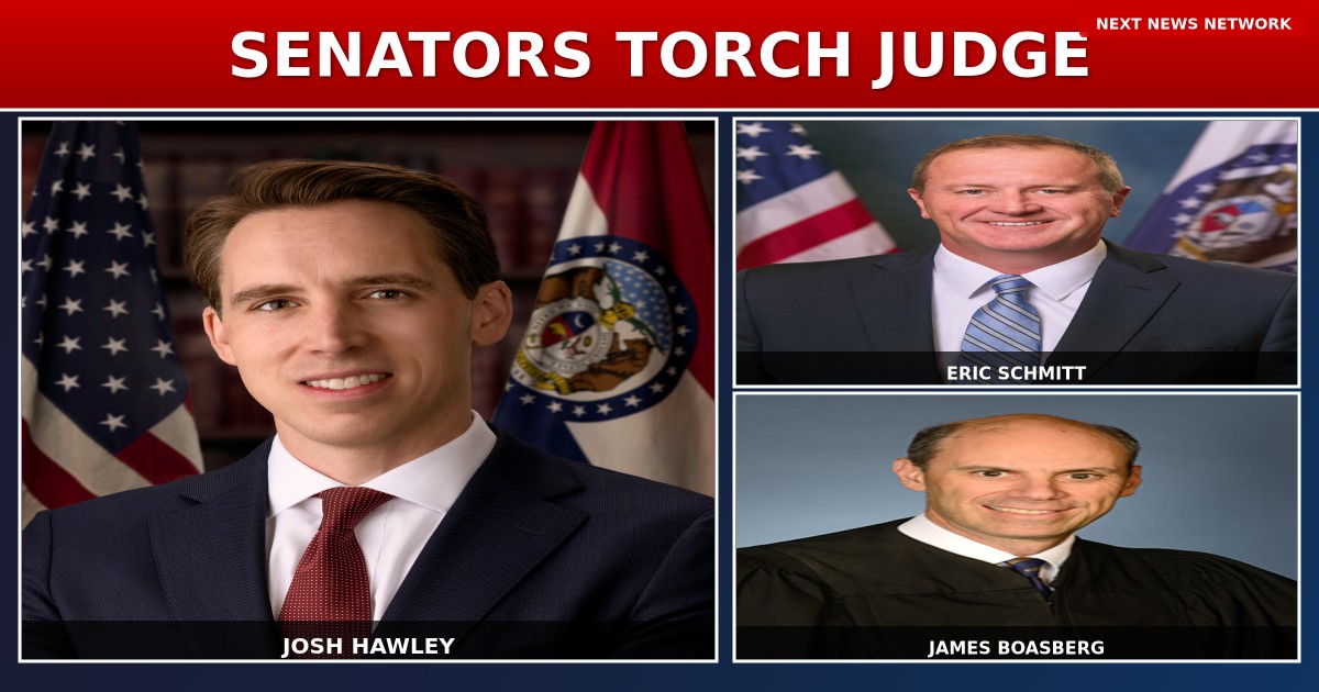 BREAKING: Hawley and Schmitt TORCH Judge Boasberg as GOP Builds IMPEACHMENT Case Against Rogue Judge