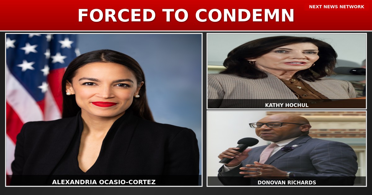 FINALLY: AOC and Hochul FORCED to Condemn 'We Support Hamas' Chants After Anti-Semitic Queens Protest